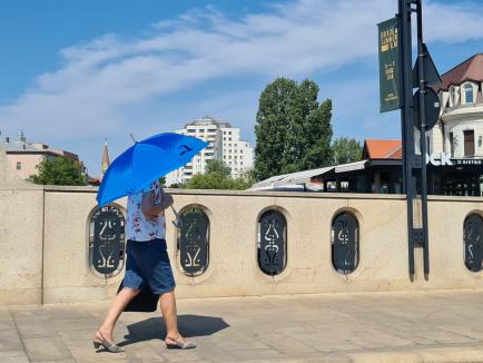 Trei zile de caniculă în Bihor, cu nopți tropicale. Meteorologii au emis avertizări de cod galben