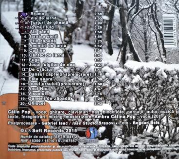 'Ritual de iarnă'. Călin Pop, de la Celelalte Cuvinte, şi-a lansat un album pop-rock cu piese de sezon (FOTO / VIDEO)