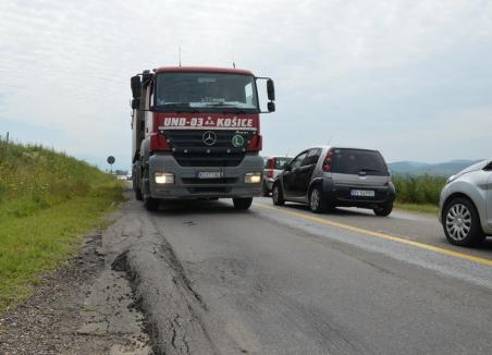 Codul portocaliu de caniculă restricţionează circulaţia camioanelor pe drumurile naţionale, inclusiv în Bihor