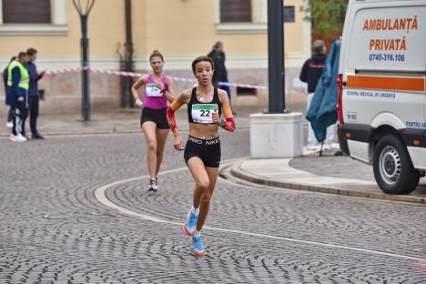 Campionatul Naţional de Alergare pe Şosea 5 km de la Oradea: Orădeanca Diana Verdeş este vicecampioană naţională (FOTO/VIDEO)