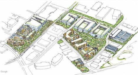 Oraşul Google: Compania construieşte un campus uriaş, cu parcuri, restaurante şi locuinţe (FOTO)
