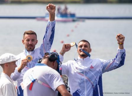 „Suntem zeii apelor”: Andrei Cornea și Marian Enache, campioni olimpici la dublu vâsle. La feminin, România a obținut argintul