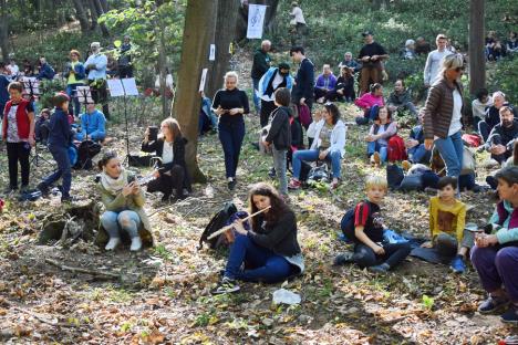 Concert în pădure: Sute de bihoreni, spectatori în pădurea care a „cântat”, în Băile 1 Mai (FOTO / VIDEO)