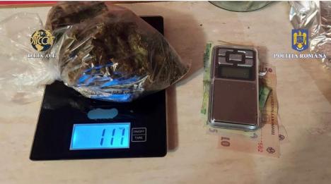 Doi tineri din Bihor au fost prinşi cu 1 kilogram de cannabis 'importat' din Spania cu... autocarul (FOTO)