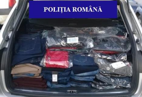 Fake... de marcă: Clujeni prinși cu haine contrafăcute, în trafic, la Oradea (FOTO)