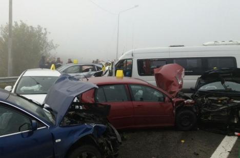Carambol cu 32 de maşini: Dosar penal deschis în urma celui mai grav accident produs pe o autostradă în România, care s-a soldat cu patru morţi şi 56 de răniţi