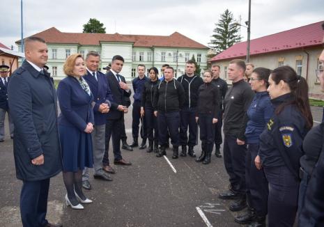 Ministrul de Interne, Carmen Dan, la Oradea: Poliţiştii de frontieră din Macedonia vor fi şcoliţi la Şcoala „Avram Iancu” din oraș (FOTO)
