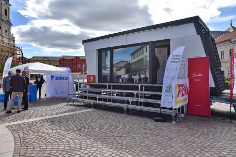 Caravana ROENEF  - O casă corect construită, din perspectivă energetică, expusă în centrul Oradiei (FOTO)