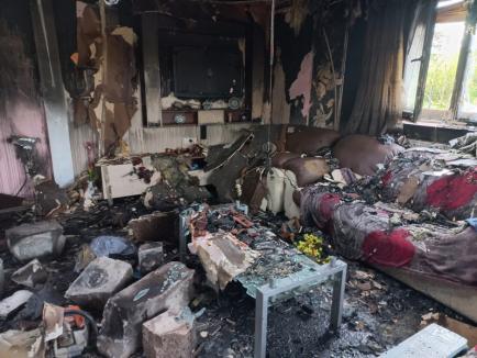 O familie din Oradea are nevoie de ajutor, după incendiul fatal de pe strada Pavilioanele CFR (FOTO/VIDEO)