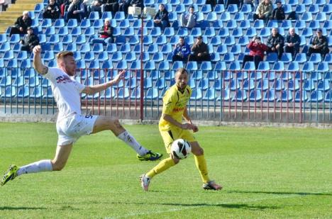 Victorie importantă: FC Bihor s-a impus cu 1-0 în faţa Gloriei Bistriţa (FOTO)