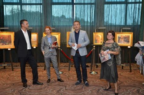Expoziţie "fulger": Opere de zeci de mii de euro ale unor celebri pictori români, aduse la Oradea (FOTO)