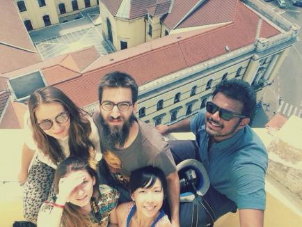 Studenţi din toată lumea au venit să descopere Oradea (FOTO)