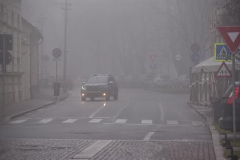 Atenție, ceață! Recomandările polițiștilor din Bihor pentru șoferi