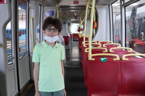 Micul 'vatman': Povestea lui Cedrin, băiețelul pasionat de tramvaie care și-a făcut site de unul singur (FOTO / VIDEO)