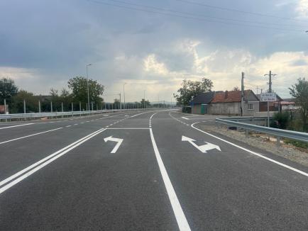 Se deschide circulația pe toată șoseaua de centură Aleșd (FOTO)