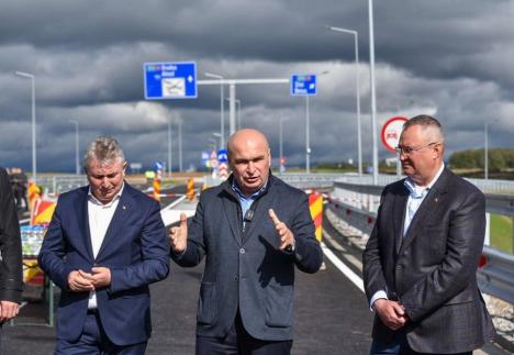 Desant PNL-ist pe centura Beiușului, care va fi inaugurată duminică. Nicolae Ciucă a spus că „nu vrea să facă politică”, dar a lăudat inițiativele liberale (FOTO/VIDEO)