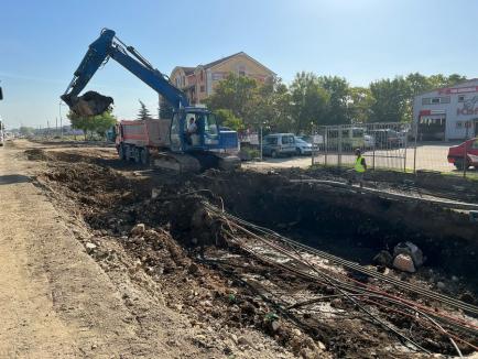Ilie Bolojan anunţă probleme pe şantierul centurii Sânmartin, realizate cu fonduri europene. Lucrările sunt întârziate (FOTO) 