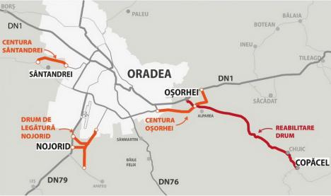 Cine va încasa peste 192 milioane lei pentru a construi noi drumuri între Oradea și Oșorhei, Sântandrei și Nojorid?
