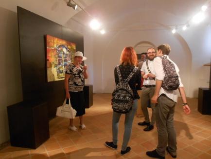 Tinerii artişti bihoreni şi-au expus creaţiile la galeria de artă contemporană de la Cetatea Oradea (FOTO)