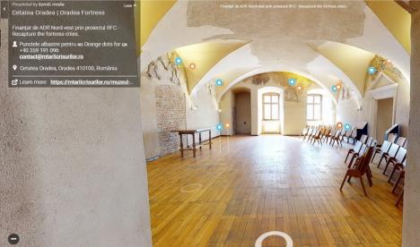 Tur virtual. Cetatea Oradea poate fi vizitată online (FOTO)