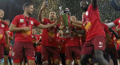 CFR Cluj şi-a adjudecat finala Campionatului Naţional şi este din nou campioana României la fotbal (FOTO / VIDEO)