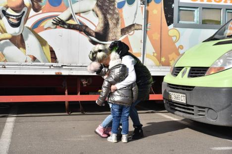 Drama circarilor care au ajuns la Oradea: animalele lor au rămas în Ucraina, riscând să moară de foame (FOTO / VIDEO)