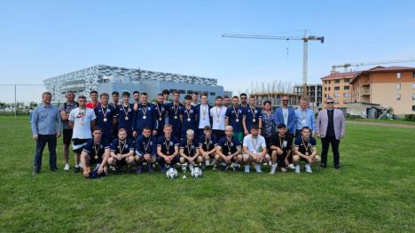 Echipa Universității din Oradea a încheiat pe podium Campionatul Național Universitar de Fotbal