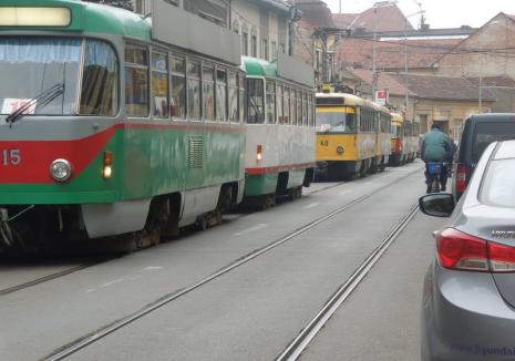 OTL, staţionări tramvaie în 28 februarie 2020
