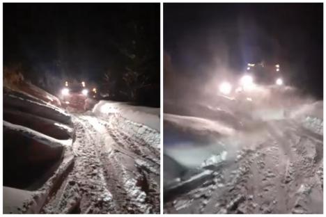 Avalanșă în Bihor, în zona Vârtop (VIDEO)