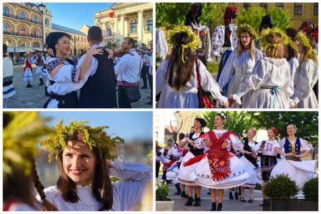 Sânzienele, sărbătorite în Oradea cu o paradă a zânelor, dansuri populare și descântece (FOTO / VIDEO)