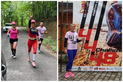 Orădeanca Dorina Korozsi, locul 2 la concursul '4 Miles X 4 Hours X 48 Hours' din Caraş Severin