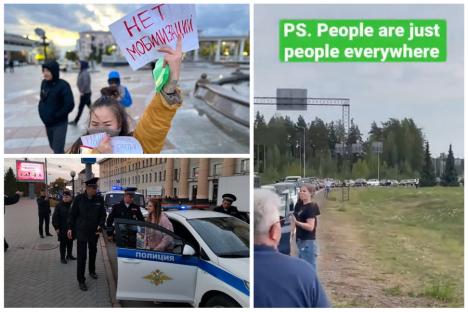 Proteste în Rusia și cozi kilometrice la granița cu Finlanda, după ce Putin a anunțat mobilizarea parțială (VIDEO)