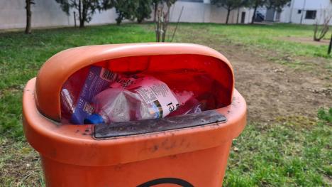 Reguli... de stradă: Obligați să colecteze separat deșeurile în casele lor, orădenii sunt „scutiți” în zonele publice din oraș (FOTO)