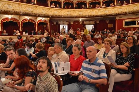 Colocviu despre artă, spectacol şi 'crizologie' la Teatrul Regina Maria (FOTO)
