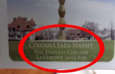 Se întâmplă la Târgu Jiu: cum a ajuns Coloana Infinitului să fie promovată drept 'Colonul' Infinitului