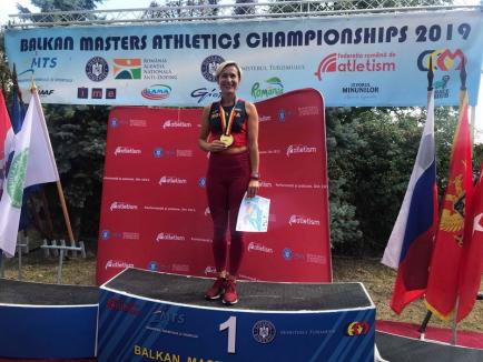 Orădeanca Dorina Korozsi a luat patru medalii, dintre care două de aur, la întrecerile Campionatului Balcanic de Atletism