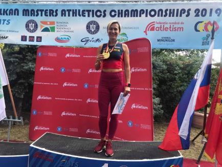 Orădeanca Dorina Korozsi a luat patru medalii, dintre care două de aur, la întrecerile Campionatului Balcanic de Atletism
