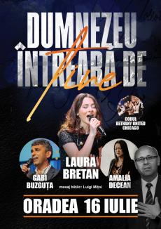 Concert creștin cu Laura Bretan la Oradea