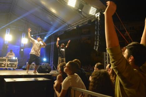 Necenzurat: Cei mai cunoscuţi rapperi din România au concertat la Oradea (FOTO/VIDEO)