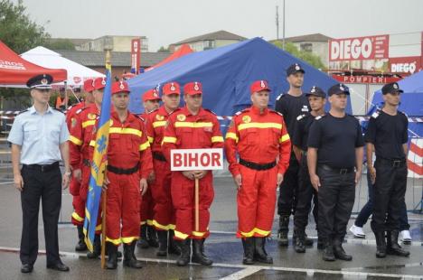Pompierii bihoreni, cei mai buni din regiune la descarcerare şi acordare de prim ajutor calificat (FOTO)