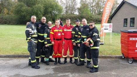 Fruntaşi în lume: Pompierii bihoreni, pe locul 7 la Competiţia Mondială de Salvare (FOTO)