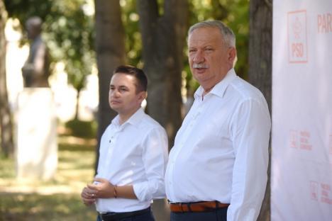 Candidaţii PSD Ioan Mang şi Emilian Pavel: Parcurile industriale goale din judeţ sunt mai bune decât cele pline de companii din Oradea (FOTO)
