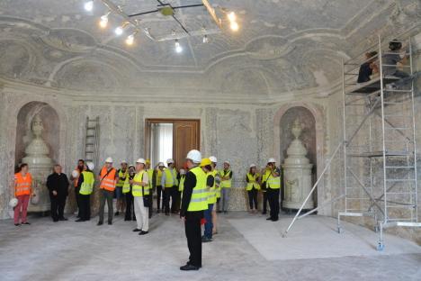 'Suntem la 20%': Episcopia Romano-Catolică a prezentat stadiul lucrărilor de restaurare a Palatului Baroc (FOTO)