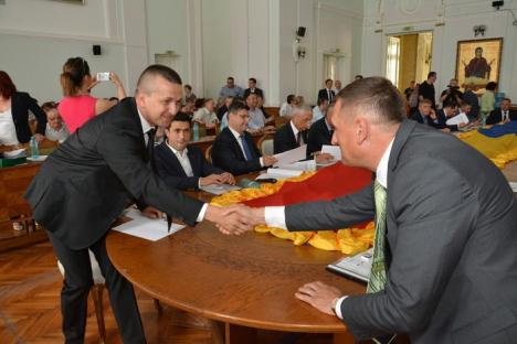 Liberalii au luat tot: Noii viceprimari ai Oradiei sunt Florin Birta şi Dacian Palladi (FOTO/VIDEO)