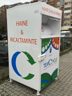 În Oradea vor fi amplasate containere pentru haine vechi și încălțăminte uzată