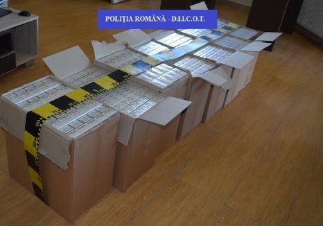 Percheziții DIICOT Oradea: peste 300.000 de ţigări, 2,7 kg de canabis și maşini adaptate pentru contrabandă au fost ridicate! (FOTO)