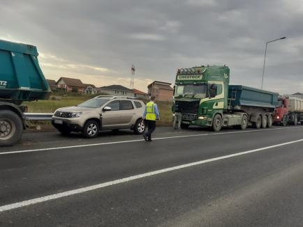 Amenzi de peste 400.000 lei aplicate de CJ Bihor pe drumurile județene pentru camionagiii supraîncărcați (FOTO)