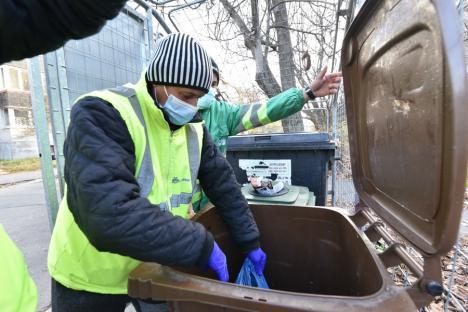 Brigada reciclării: În fiecare zi, orădenii care nu aruncă deşeurile corect riscă sancţiuni de la Poliţia Locală (FOTO)