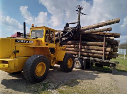 Record sancționat pe drumurile județene din Bihor: un camion era încărcat cu 24 tone peste limita legală (FOTO)