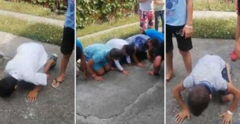 Festivalul Inimioarelor... Umilite! Copii puşi să facă mătănii şi să sărute asfaltul, la o tabără în Sălaj (VIDEO)